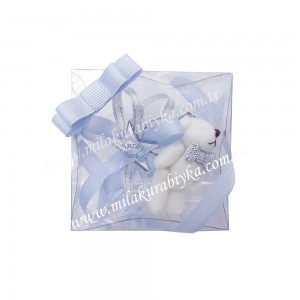 Ayıcıklı Anahtarlık - Mavi